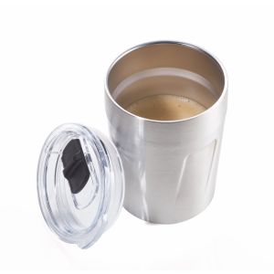 Termo Pequeño Aislado de Acero Inoxidable Troika Espresso Doppio Stainless Steel