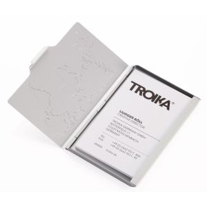 Porta tarjetas de visita Aluminio - Troika Global Contacts